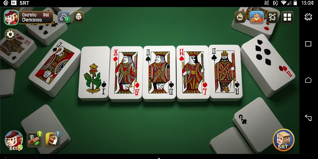 Tampilan seru permainan Domino di 5RT dengan permainan yang dinamis.