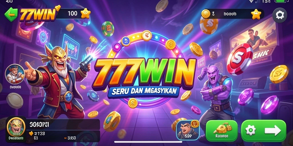 Screenshot menampilkan aksi gameplay menegangkan di 777WIN.