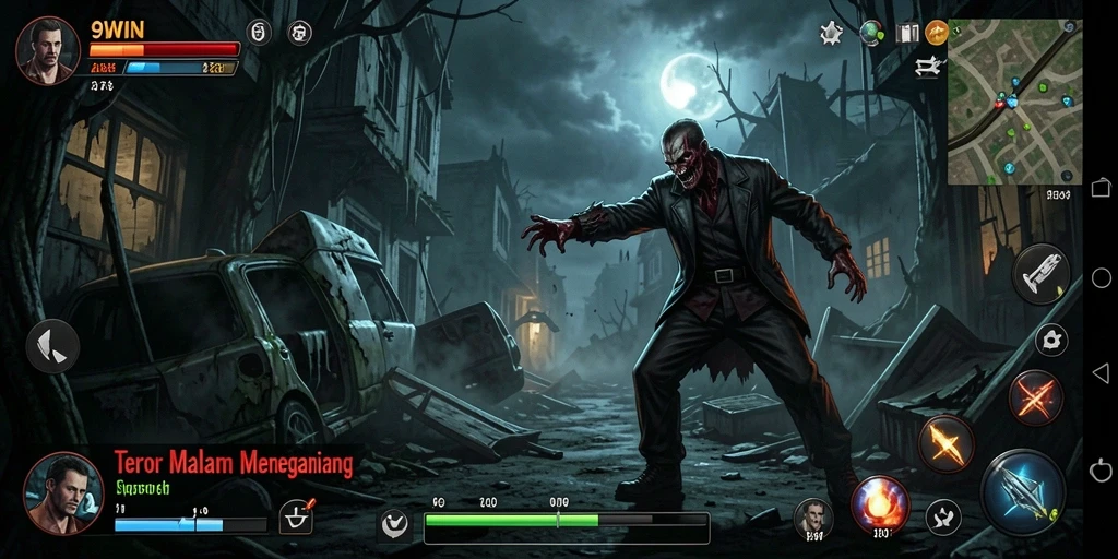 Gameplay menakutkan dengan suasana horor yang kuat.