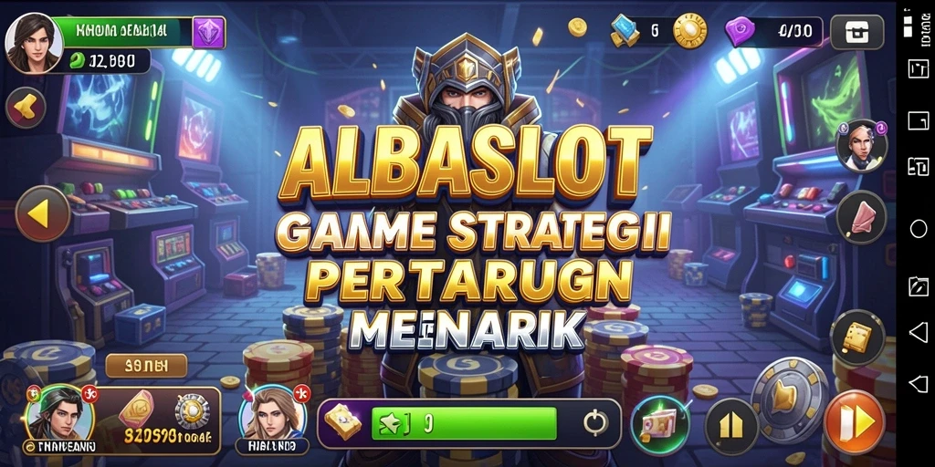 Tampilan menarik gameplay ALBASLOT yang strategis.