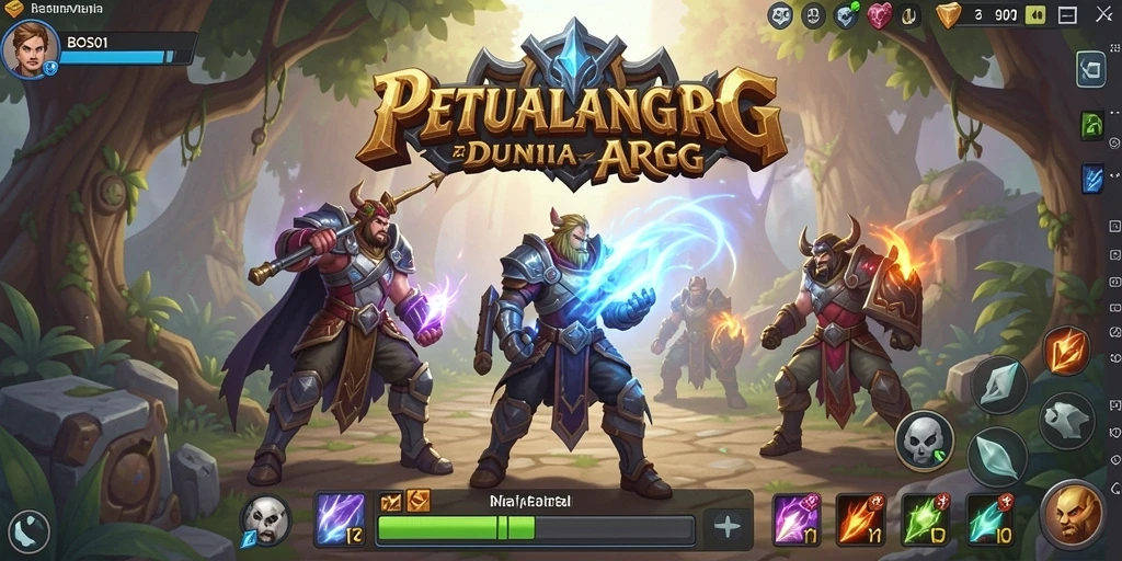 Gameplay mendebarkan dengan pertarungan epik dalam <strong>BOS01</strong>.