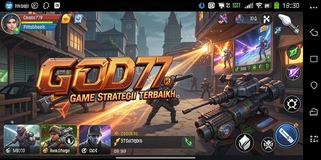 Screenshot gameplay GOD77 menampilkan pertempuran strategi yang seru dan mendebarkan.
