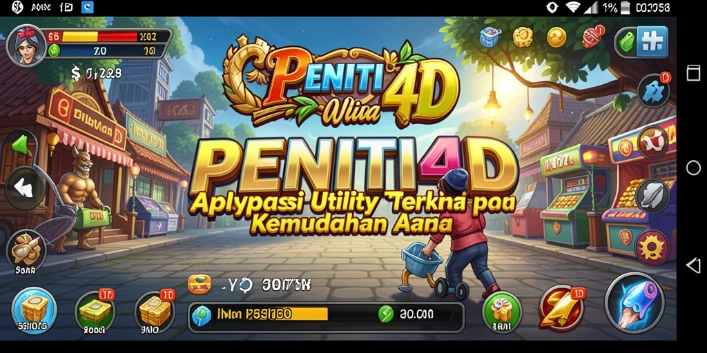Tampilan antarmuka intuitif dari PENITI4D untuk mempermudah aktivitas pengguna.
