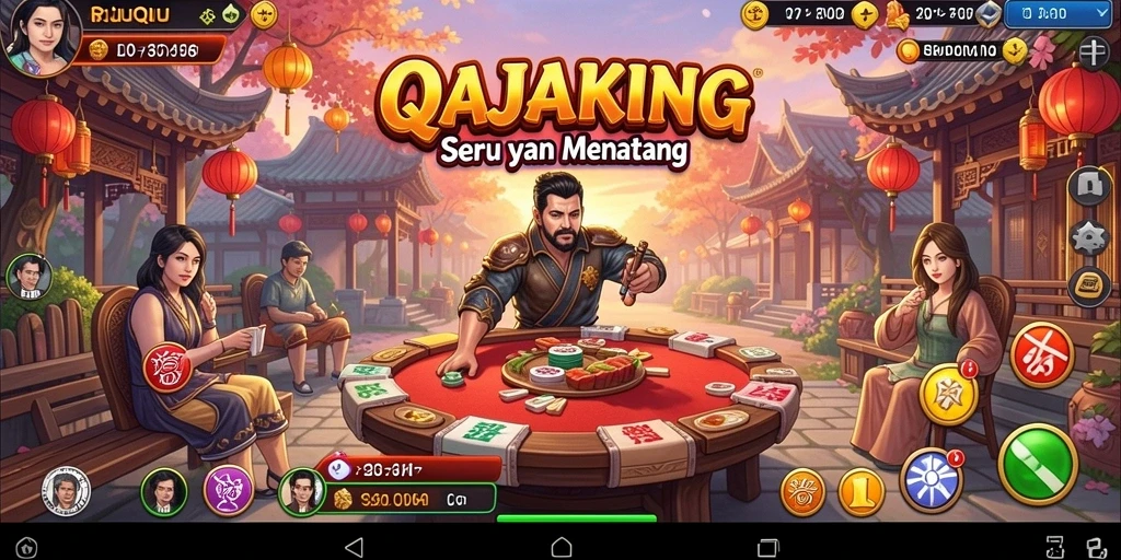 Gameplay seru QiuQiu di RAJAKING dengan visual menarik.