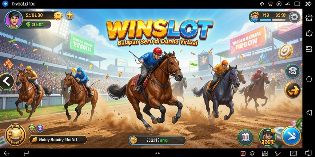 Tampilan menegangkan WINSLOT saat balapan di lintasan.