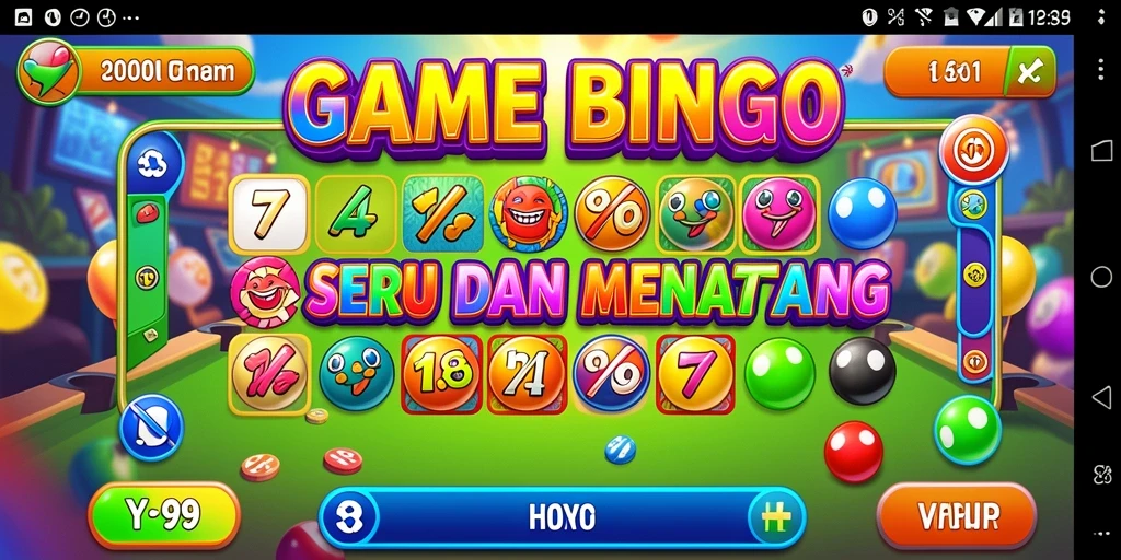 Screenshot gameplay Y89 yang menampilkan suasana Bingo yang menyenangkan.